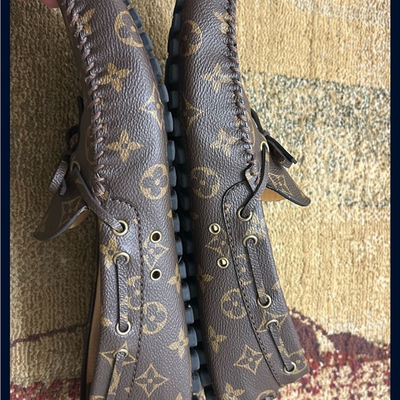 Louis Vuitton Other - Louis Vuitton Brown Monogram Loafers